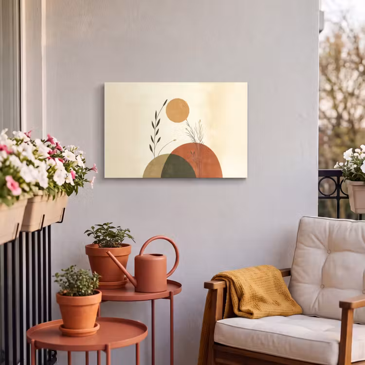 Buiten canvas - Planten - Abstract - Vormen — 4