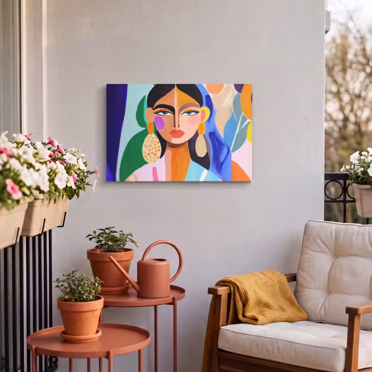 Buiten canvas - Portret - Vrouw - Modern — 4