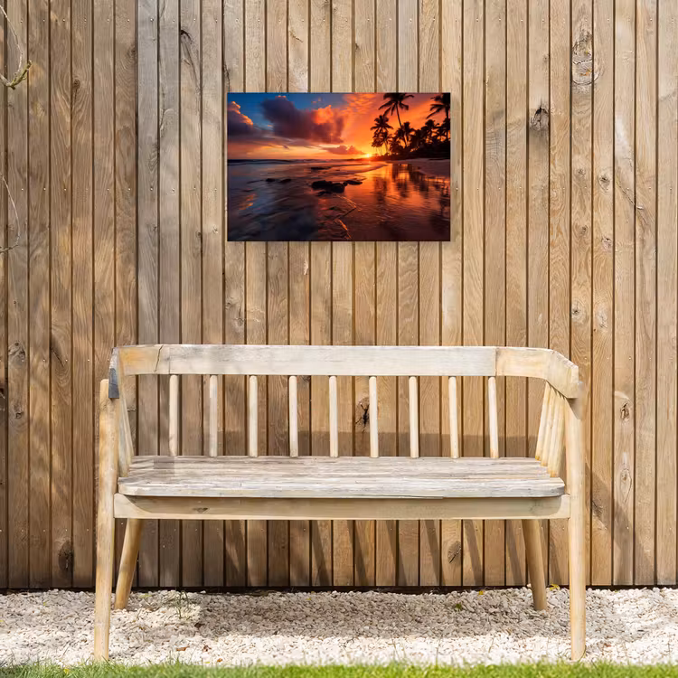 Buiten canvas - Tropische Zonsondergang — 3