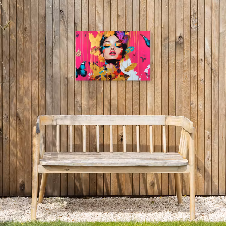 Buiten canvas - Vrouw - Abstract - Kleurrijk — 3