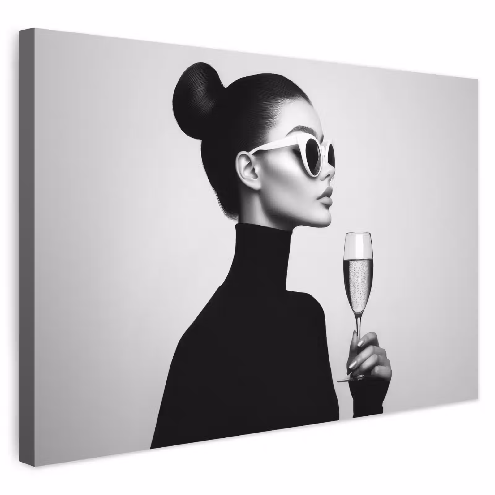 Buiten canvas - Vrouw - Champagne - Modern — 1
