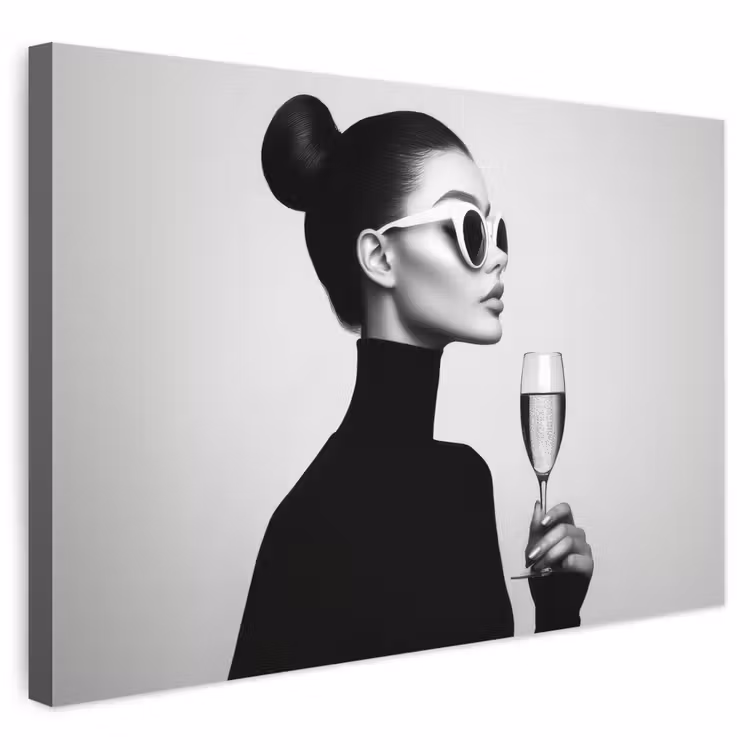 Buiten canvas - Vrouw - Champagne - Modern — 1