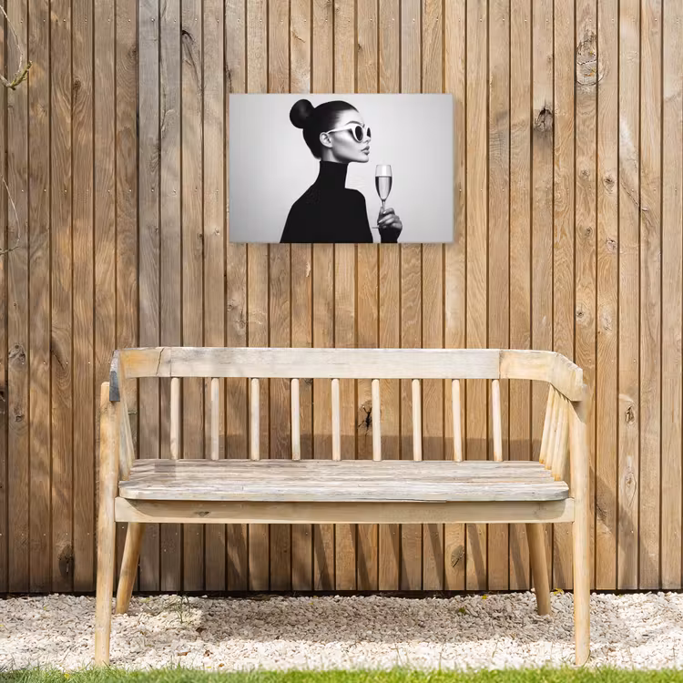 Buiten canvas - Vrouw - Champagne - Modern — 3