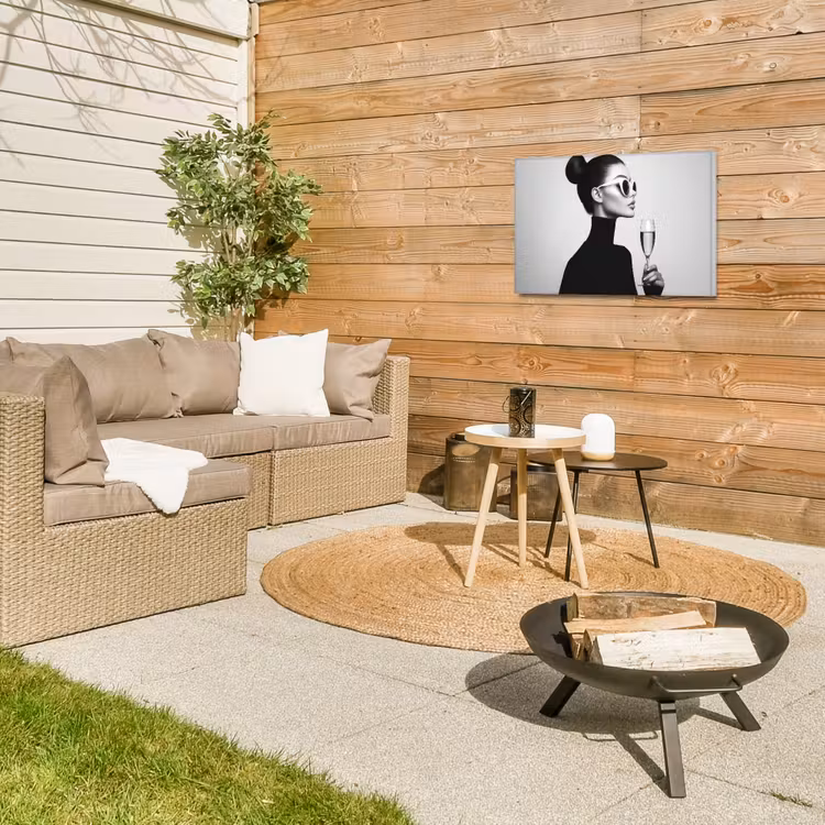 Buiten canvas - Vrouw - Champagne - Modern — 5
