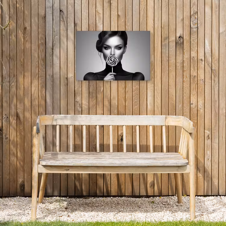 Buiten canvas - Vrouw - Lolly - Zwart — 3