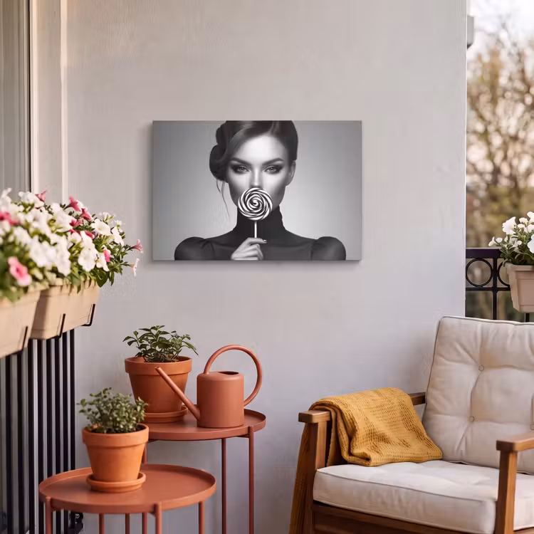 Buiten canvas - Vrouw - Lolly - Zwart — 4