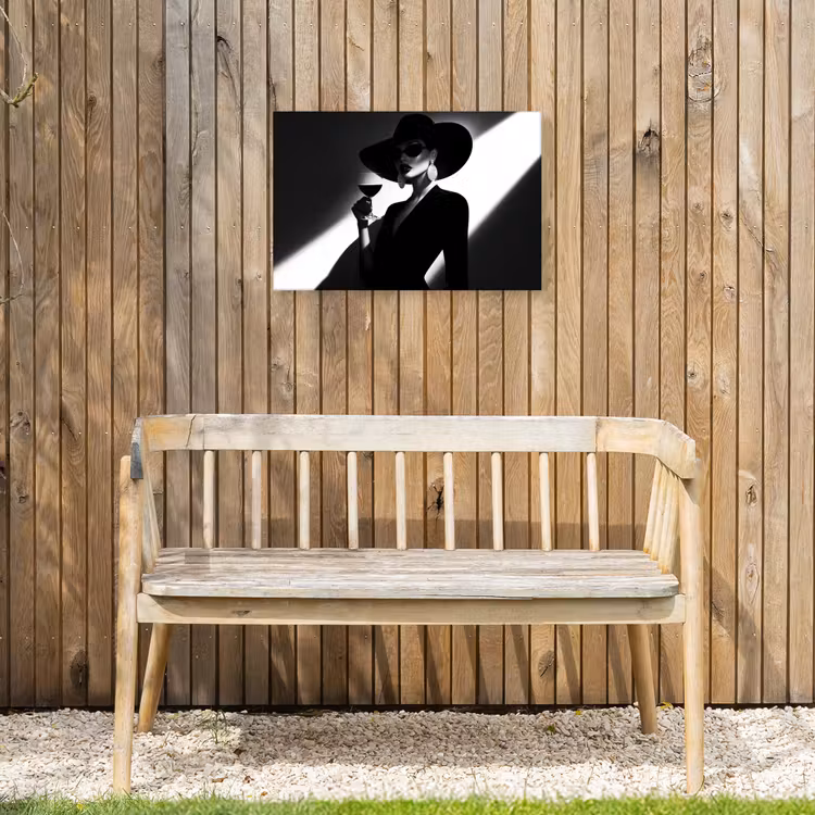 Buiten canvas - Vrouw - Wijn - Chic — 3