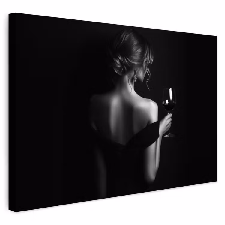 Buiten canvas - Vrouw - Wijn - Jurk — 1