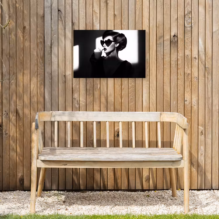 Buiten canvas - Vrouw - Zwart - Hart — 3