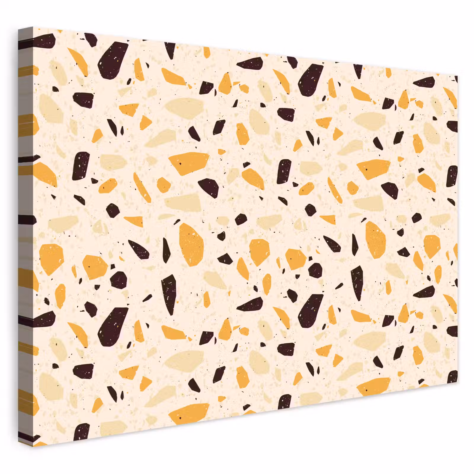 Buiten canvas - Terrazzo - Patroon - Geel - — 1
