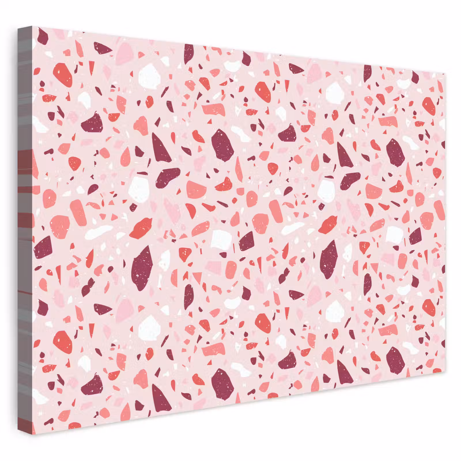 Buiten canvas - Terrazzo - Patroon - Roze — 1
