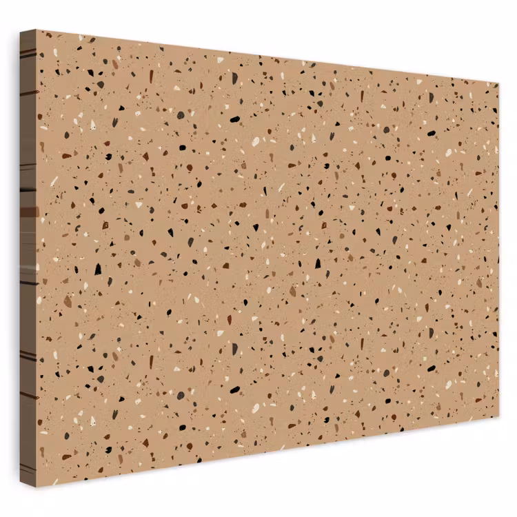 Buiten canvas - Terrazzo - Patroon - Beige — 1
