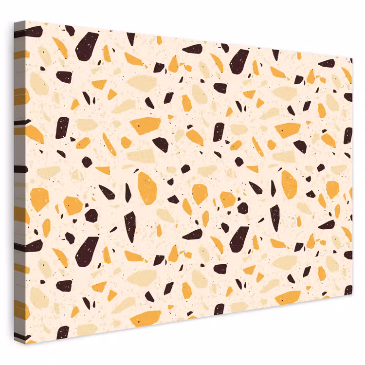 Buiten canvas - Terrazzo - Patroon - Geel - — 1