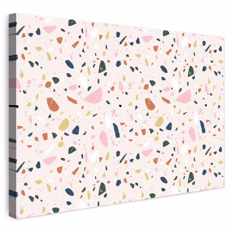 Buiten canvas - Terrazzo - Patroon - Kleurrijk — 1