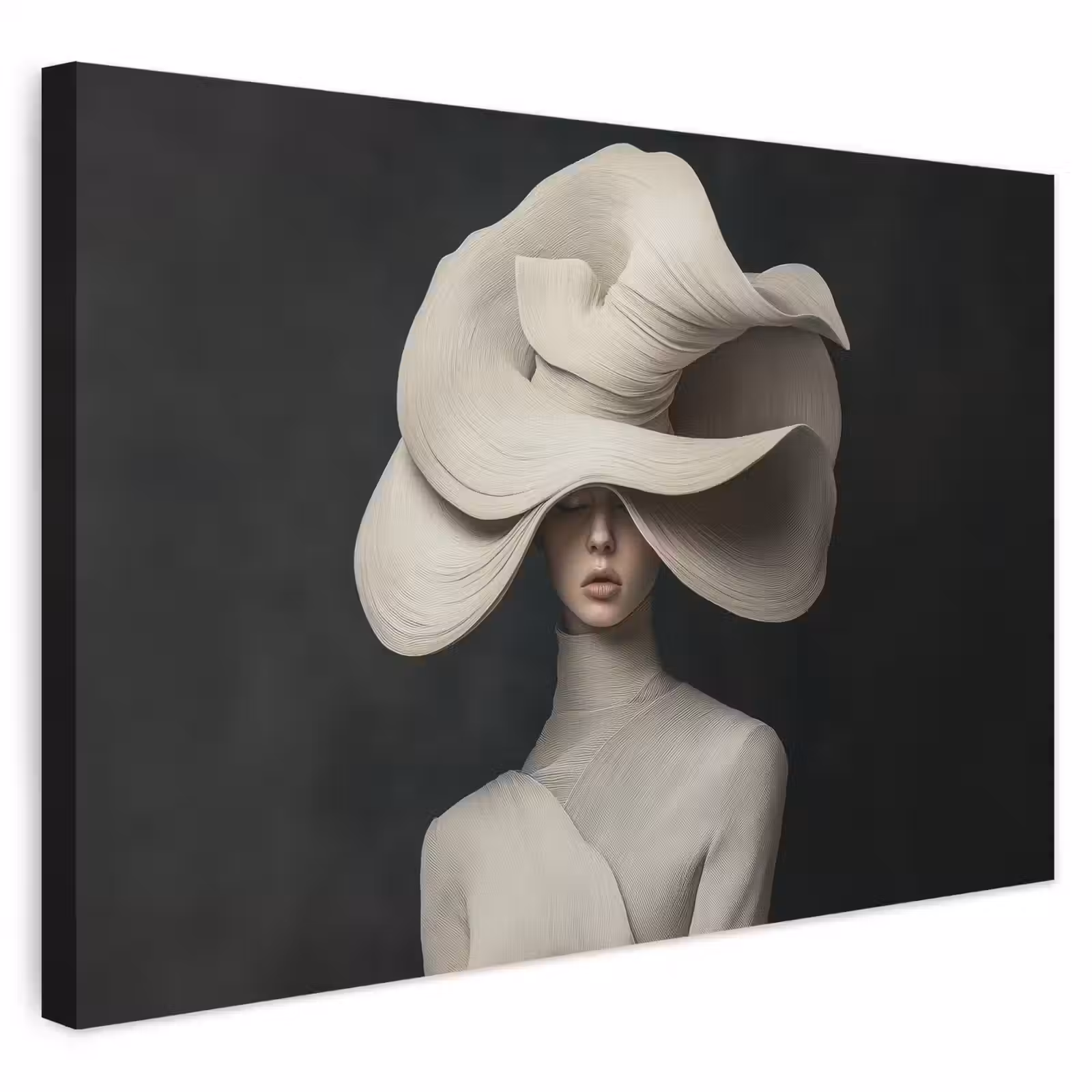 Buiten canvas - Modern - Vrouw - Hoed — 1