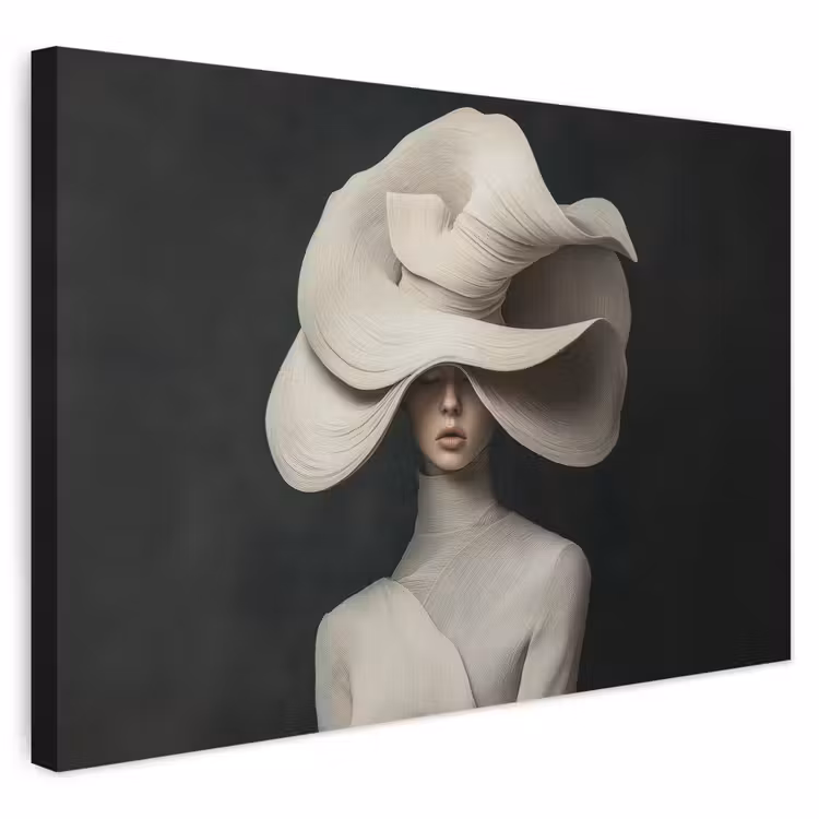 Buiten canvas - Modern - Vrouw - Hoed — 1