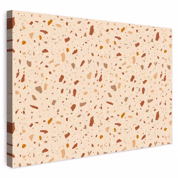 Buiten canvas - Terrazzo - Patroon - Kleurrijk - Steen — 1