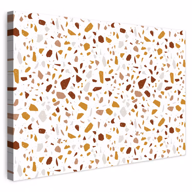 Buiten canvas - Terrazzo - Patroon - Wit - Urban — 1