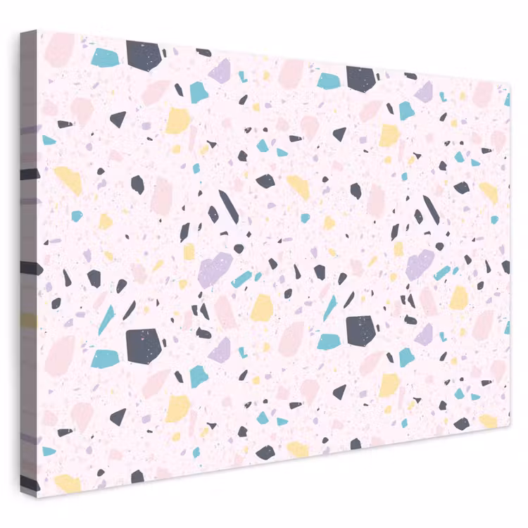 Buiten canvas - Terrazzo - Patroon - Zacht - Snoep — 1
