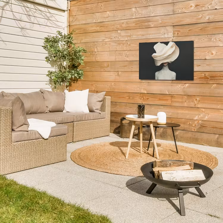 Buiten canvas - Vrouw - Beige - hoed — 5