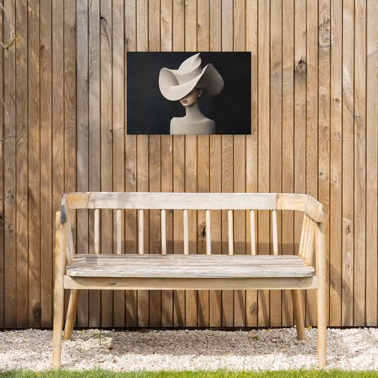Buiten canvas - Vrouw - Golvende - Hoed — 3