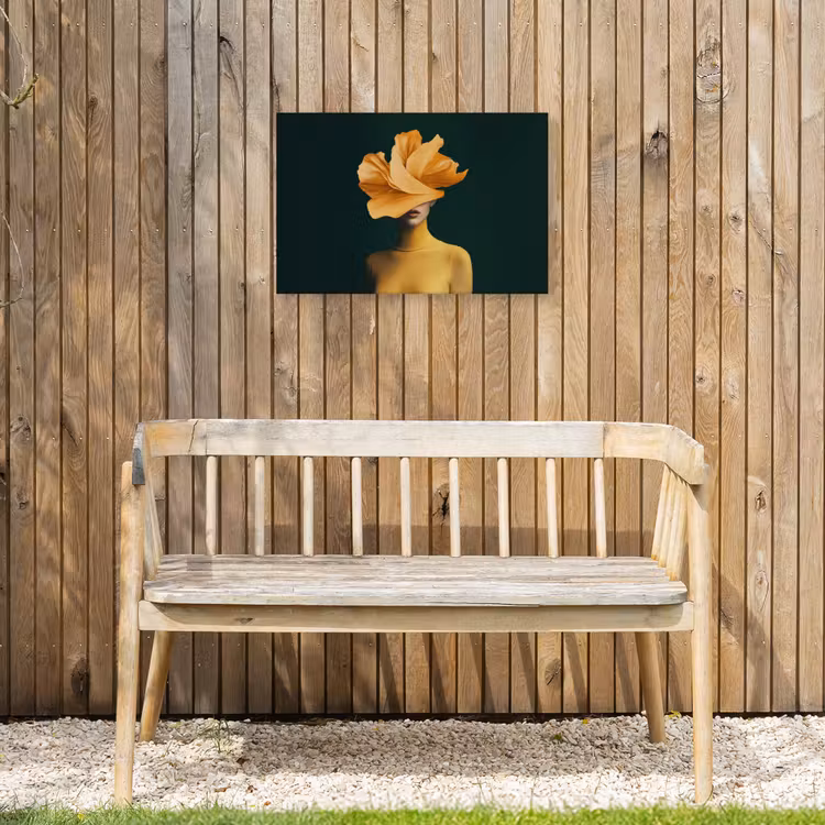 Buiten canvas - Vrouw - Hoed - Geel — 3