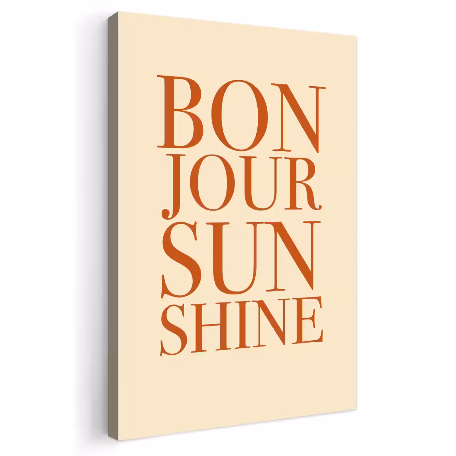 Buiten canvas - Oranje - Quote - Sun — 1
