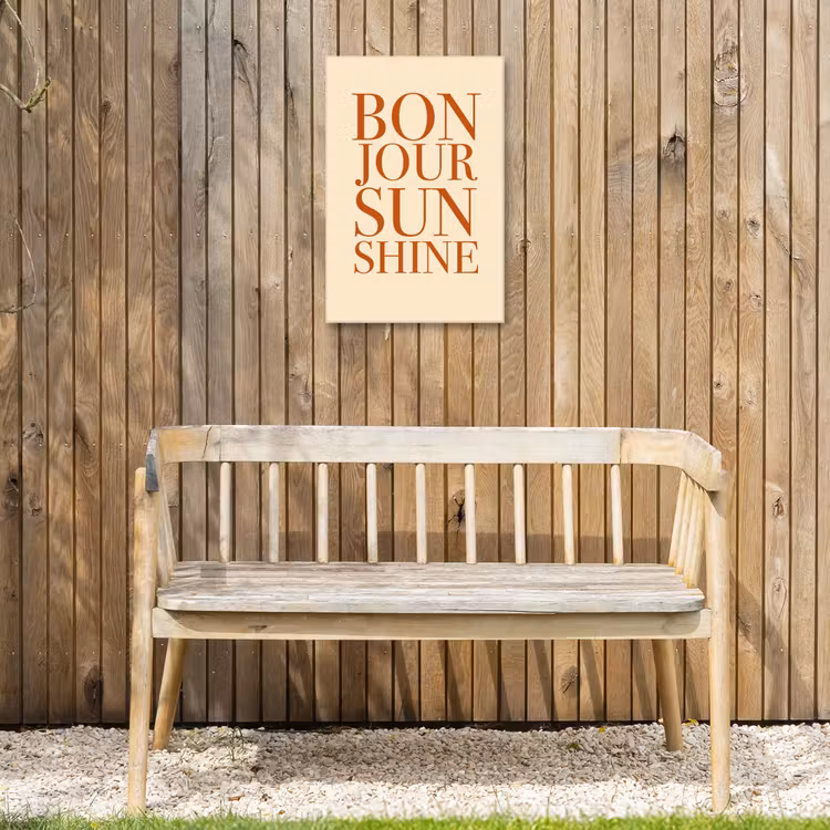 Buiten canvas - Oranje - Quote - Sun — 3
