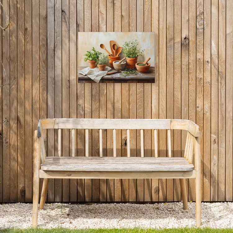 Buiten canvas - Potten - Kruiden - Hout — 3
