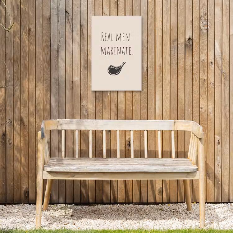 Buiten canvas - Vlees - Minimalistisch - Beige - Quote — 3