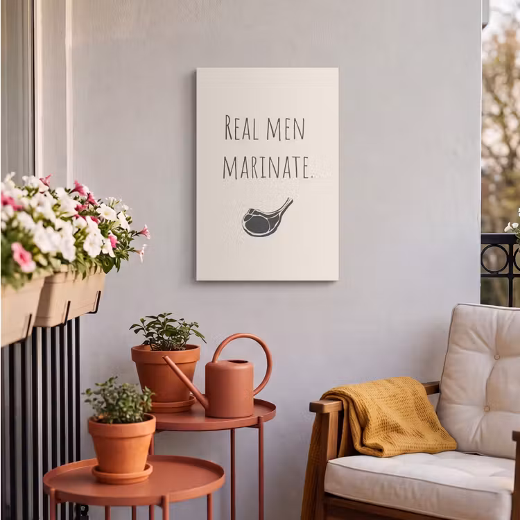 Buiten canvas - Vlees - Minimalistisch - Beige - Quote — 4