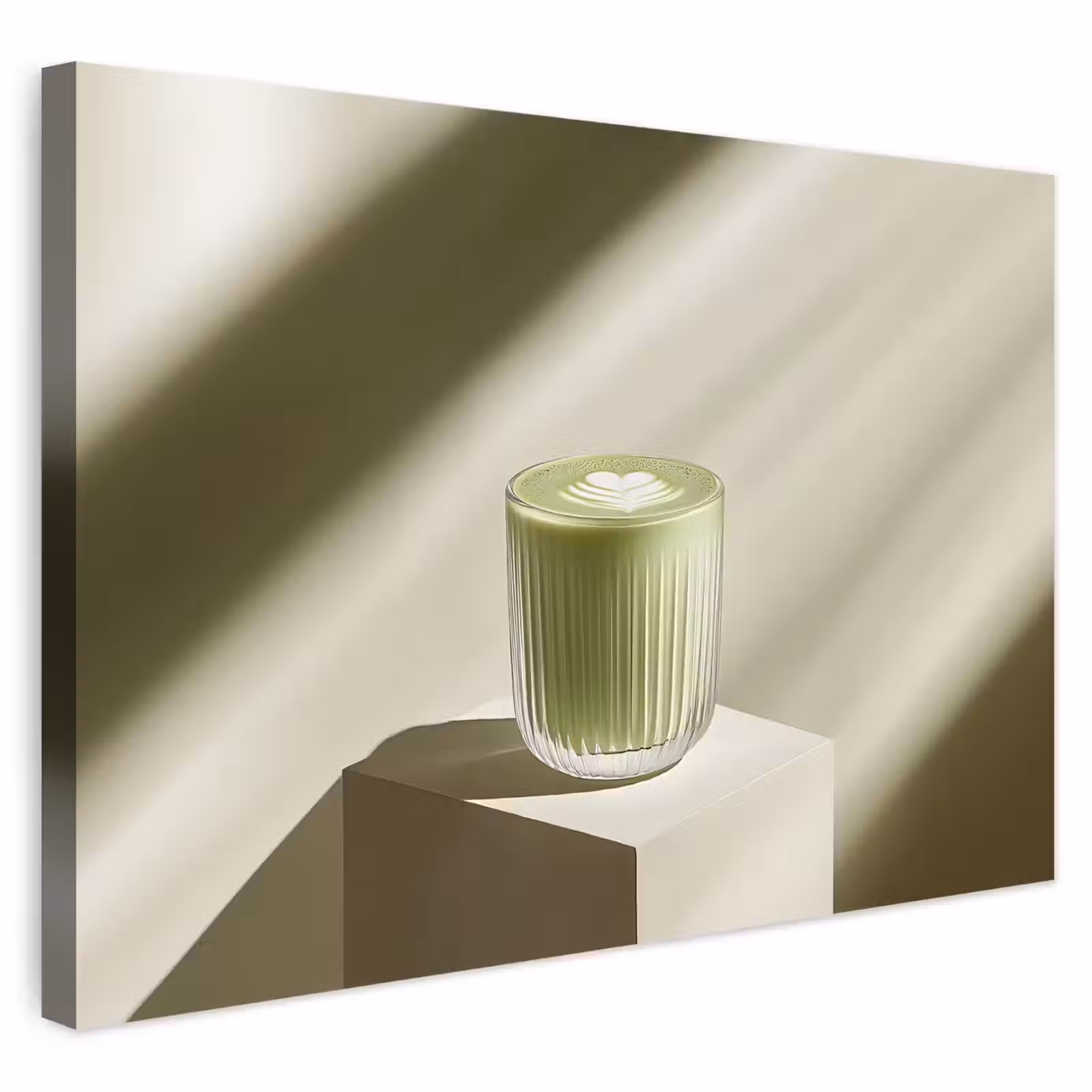 Buiten canvas - Matcha - Glas - Groen - Minimalistisch — 1