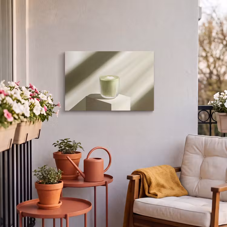 Buiten canvas - Matcha - Glas - Groen - Minimalistisch — 4