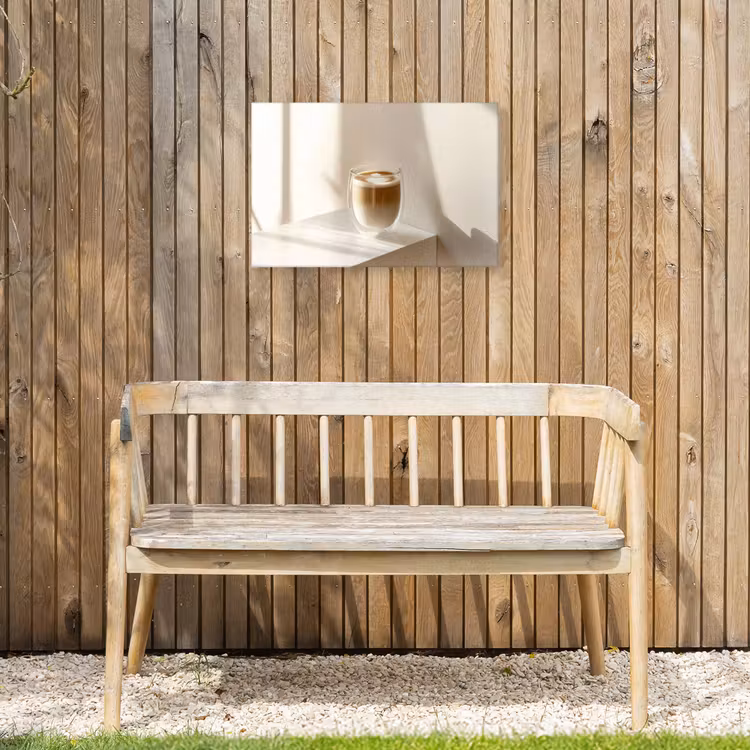 Buiten canvas - Mok - Latte - Minimalistisch - Schaduw — 3