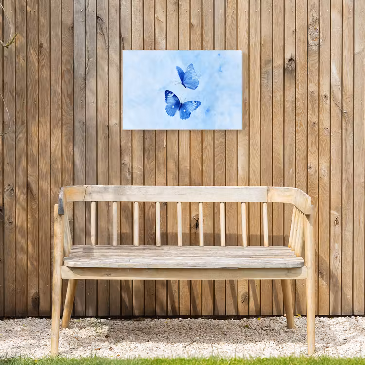 Buiten canvas - Vlinders - Sierlijk - Blauw — 3