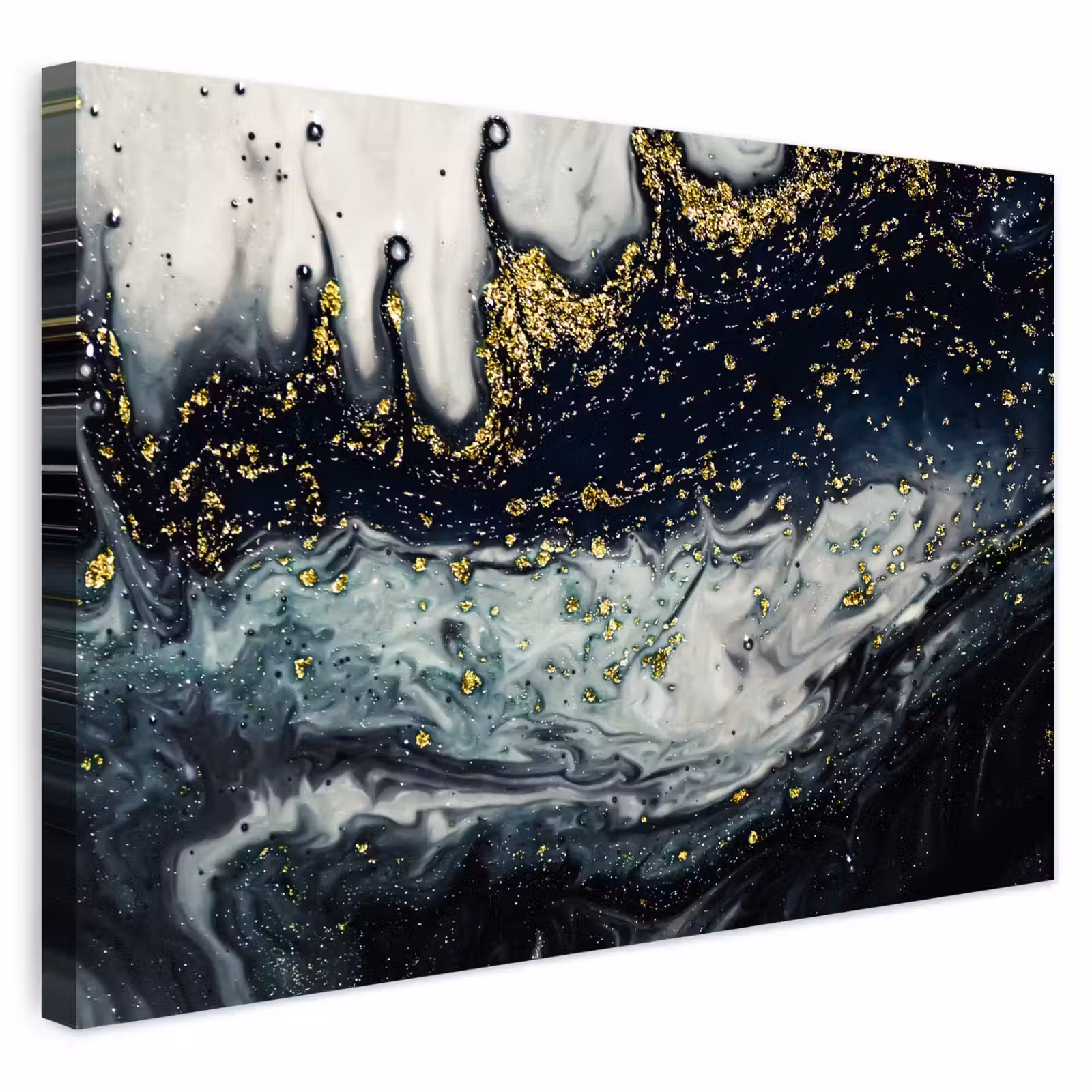 Buiten canvas - Marmer - Abstract - Goud - Luxe — 1