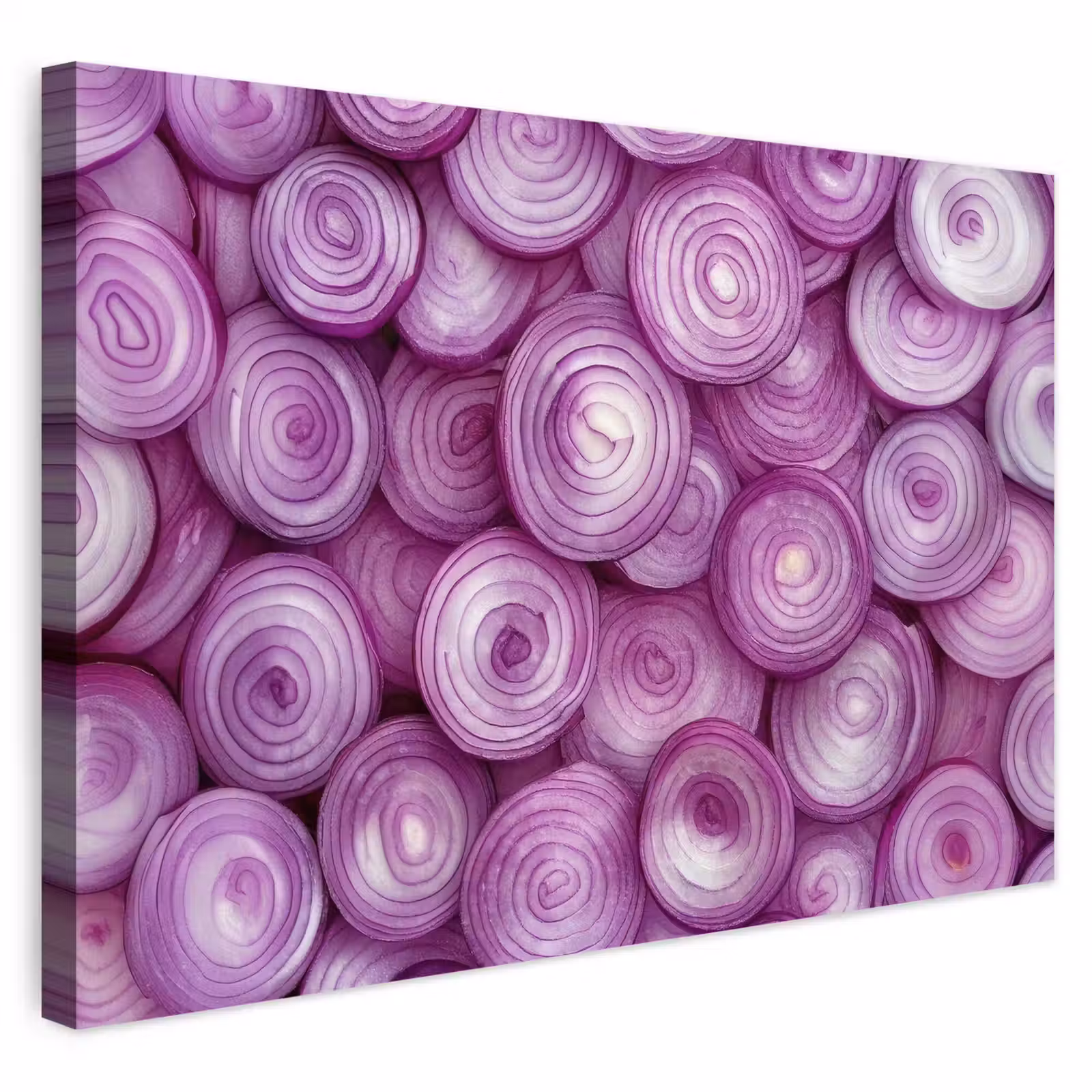 Buiten canvas - Paars - Uien - Close up — 1