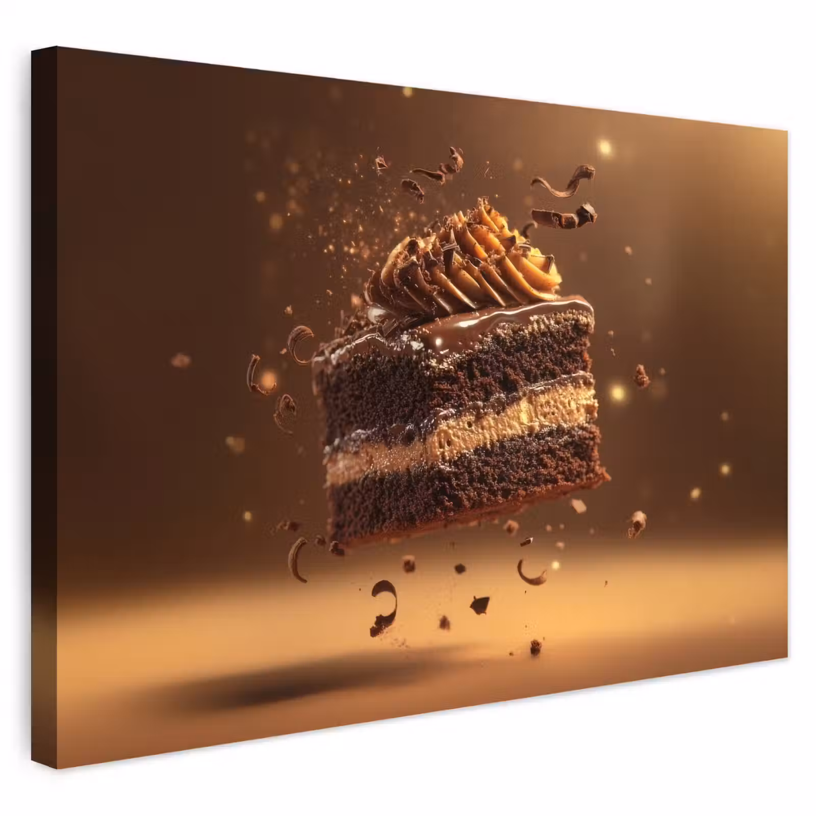 Buiten canvas - Taart - Chocolade - Eten - Brownie — 1