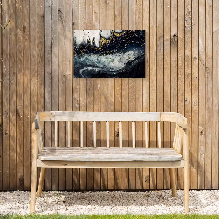 Buiten canvas - Marmer - Abstract - Goud - Luxe — 3