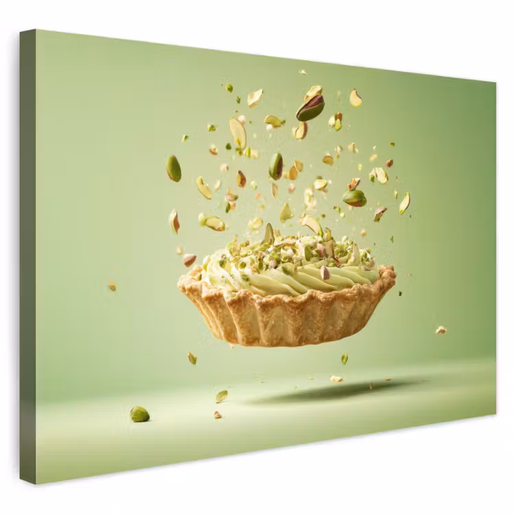 Buiten canvas - Pistache - Taart - Noten - Eten — 1