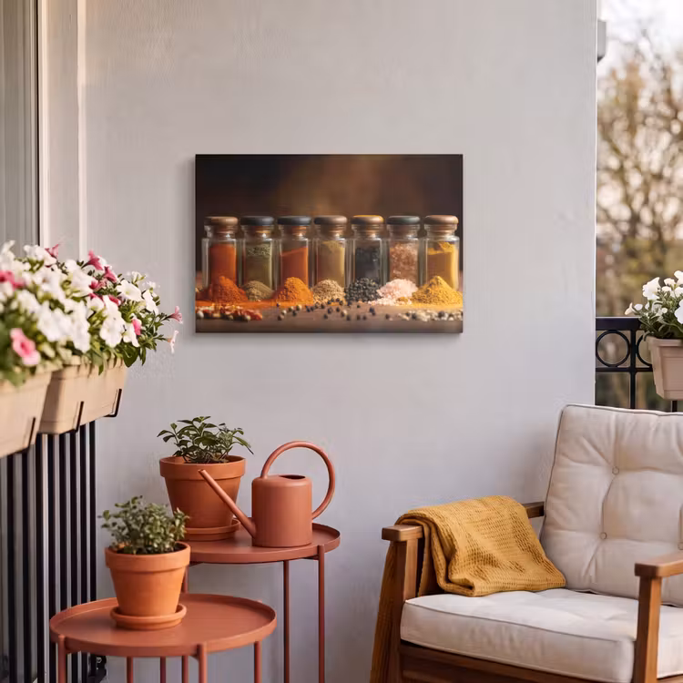 Buiten canvas - Potjes - Kruiden - Specerijen - Korrels — 3