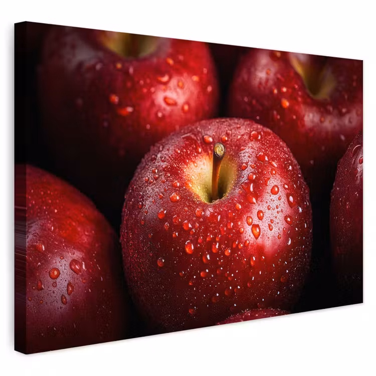 Buiten canvas - Rood - Appels - Fruit — 1