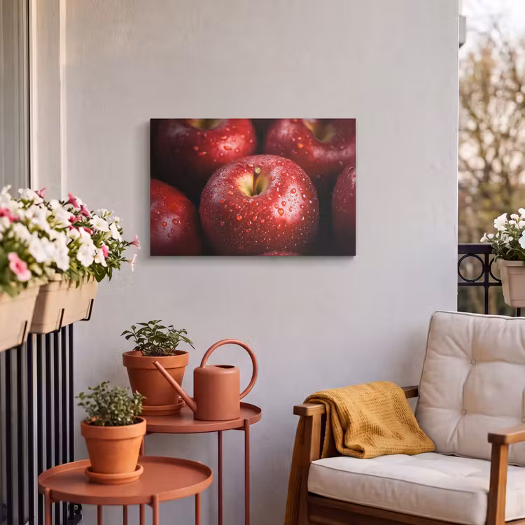 Buiten canvas - Rood - Appels - Fruit — 4