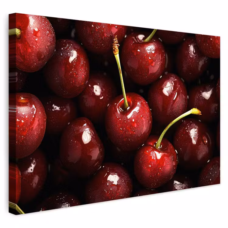 Buiten canvas - Rood - Fruit - Kersen — 1