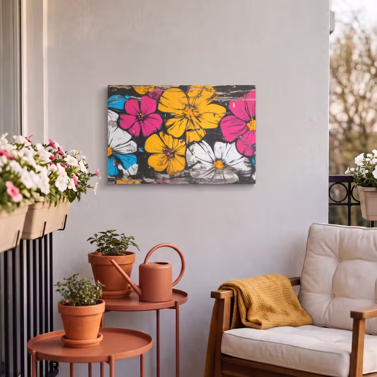 Buiten canvas - Street Art - Bloemen - Mix — 3