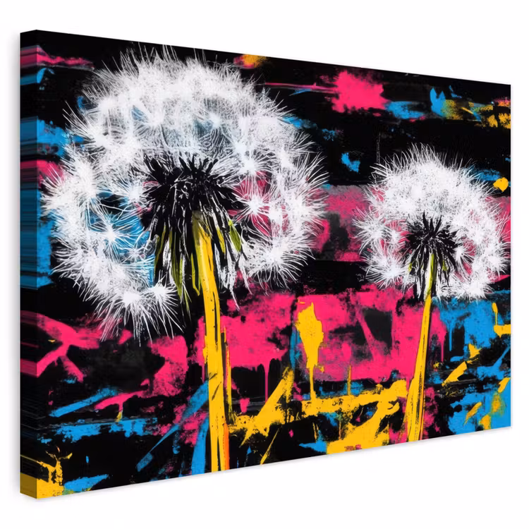 Buiten canvas - Street Art - Kleurrijk - Muur — 1