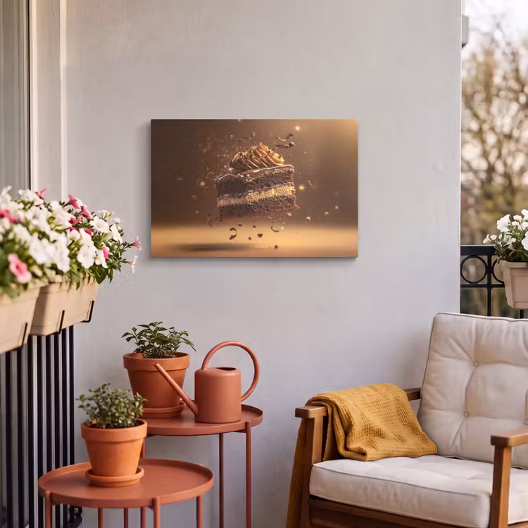 Buiten canvas - Taart - Chocolade - Eten - Brownie — 4