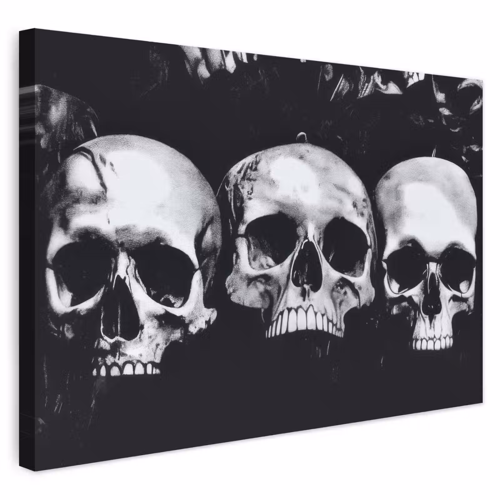 Buiten canvas - Schedels - Zwart - Contrast — 1