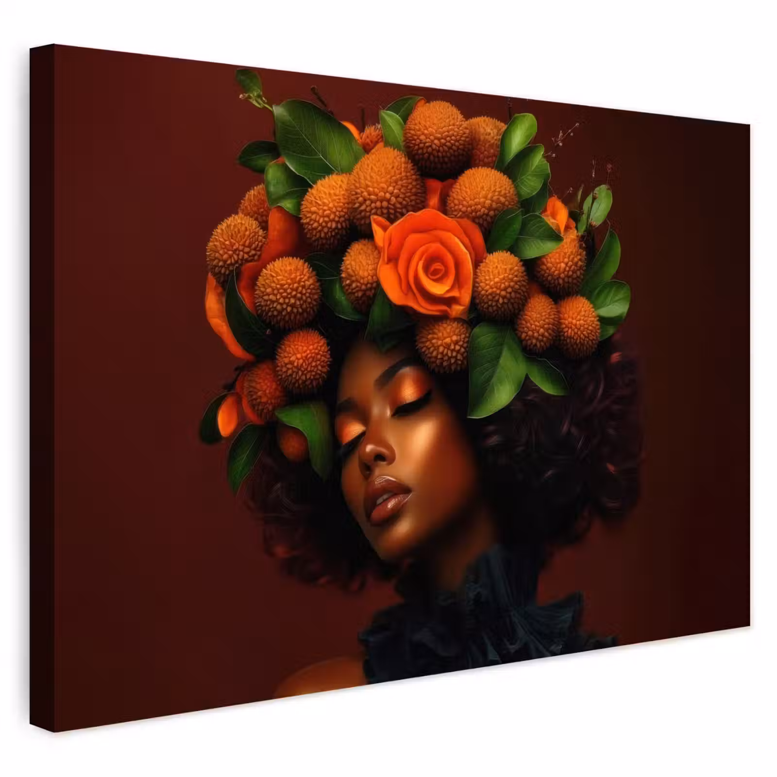 Buiten canvas - Vrouw - lychee - exotisch — 1