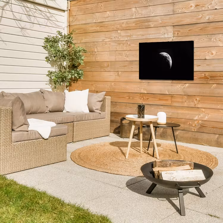 Buiten canvas - Maan - Hemel - Zwart - Schaduw — 5